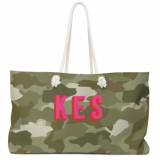 Clairebella Personalized Camo Green Tote