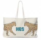 Clairebella Personalized Leopard Tote