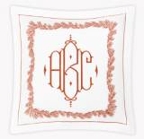 Atoll Sham Euro Monogrammed