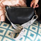 Monogrammed Black Vegan Leather  . . . 