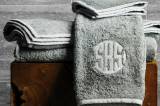 Matouk Enzo Bath Sheet Monogrammed