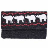 Lisi Lerch Elephant Beaded Clutch