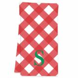 Clairebella Gingham Red Hostess Towel