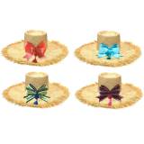 Lisi Lerch Piper Straw Hat With Pom Pom Bow