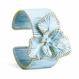 Lisi Lerch Kaia Raffia Flower Cuff  . . . 