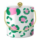 Clairebella Leopard Spots Pink And Green  . . . 