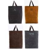 Monogrammed Waxed Canvas Market Tote