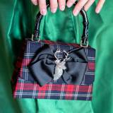 Lisi Lerch Lulu Red Plaid Black Bow With  . . . 