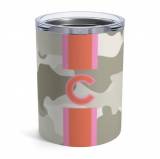 Clairebella Camo Pink Stripe Small Tumbler