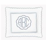 Matouk Classic Chain Scallop Standard Sham With  . . . 