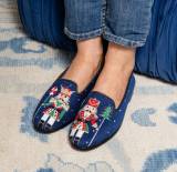By Paige Needlepoint Loafer In Nutcrackers  . . . 