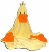 Monogrammed Ducky Child's Bath Towel