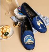 By Paige Caviar Needlepoint Loafers