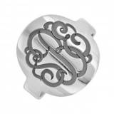 Recessed Monogram Ring 18mm