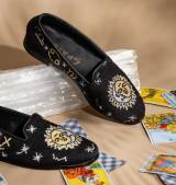 By Paige Celestial Zodiac Needlepoint Loafer