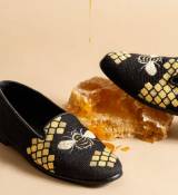  By Paige Honeycomb Bee Needlepoint Loafer