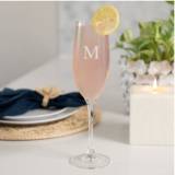 Personalized Champagne Flutes Glasses Set