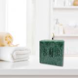 Monogrammed Spruce Pine Candle
