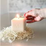 Monogrammed Slow Burn Candle
