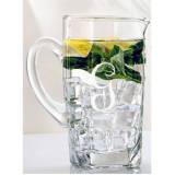 Monogrammed Martini Pitcher