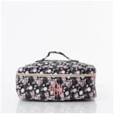 Monogrammed Vintage Rose Train Case