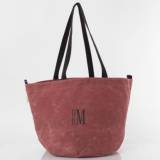 Monogrammed Waxed Industrial Tote