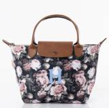 Monogrammed Vintage Rose City Tote
