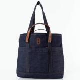 Monogrammed Heritage Denim Crafted Tote