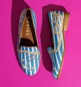 By Paige Needlepoint Loafers In Blue  . . . 