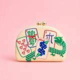 Lisi Lerch Mahjong Embroidered Clutch