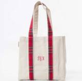 Personalized Red Plaid Four Bottle Wine  . . . 