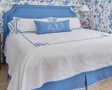 Monogrammed Bed Coverlet By Jane Wilner  . . . 