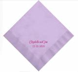 Personalized 3-Ply Solid Luncheon Napkins