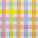 Personalized Colorful Gingham Napkins