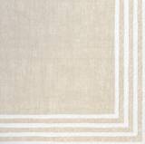 Personalized Stripe Border Natural Napkins