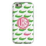 Personalized Phone Case Alligator Repeat 