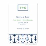 Boatman Geller Personalized Anchors Navy  . . . 