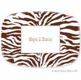 Personalized Zebra Platter Design Your Own