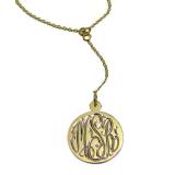 Monogrammed Hand Engraved Pendant