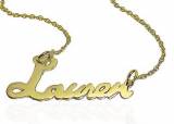 Personalized Nameplate Necklace In  . . . 