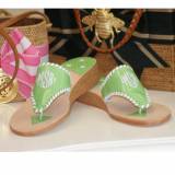 Monogrammed Palm Beach Sandal In A 1 Inch  . . . 