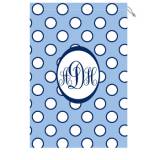 Monogrammed Laundry Bag With Light Blue  . . . 