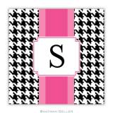Personalized Coasters Alex Houndstooth Black 