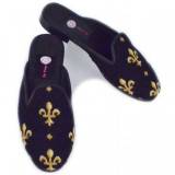 By Paige Fleur De Lis Black Needlepoint  . . . 