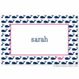 Boatman Geller Personalized Whale Placemat