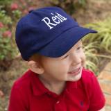 Monogrammed Child's Navy Ball Cap