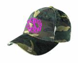 Monogrammed Distressed Baseball Caps In  . . . 