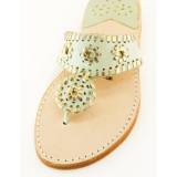 Celery With Gold Palm Beach Sandals