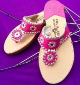 Linaria With Platinum Palm Beach Sandals