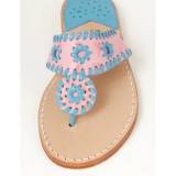Pink Croc With Lupine Palm Beach Sandals